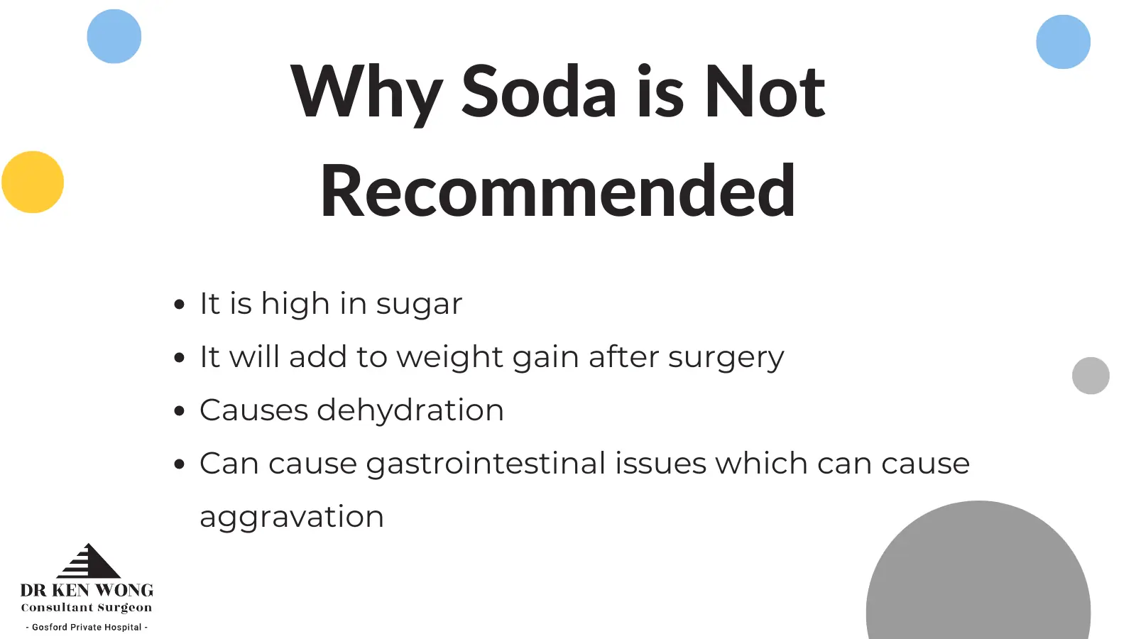 why you shouldn't drink soda after gastric sleeve