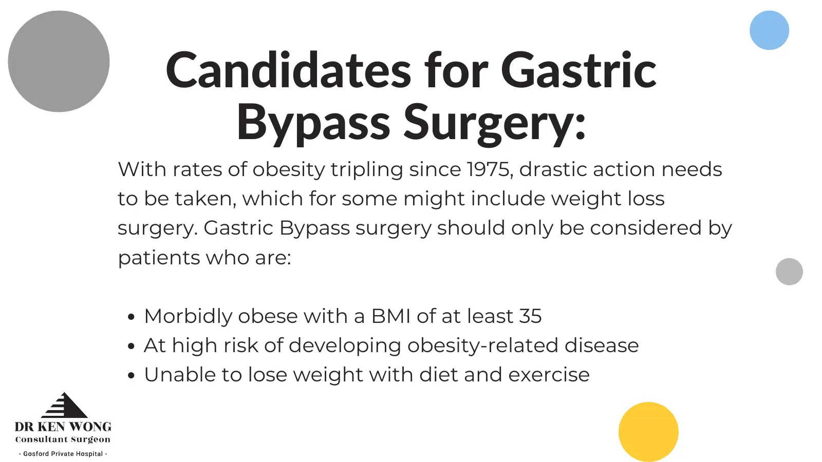 Do You Have to Be Obese to Get Gastric Bypass