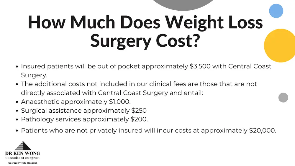 why does weight loss surgery cost so much?