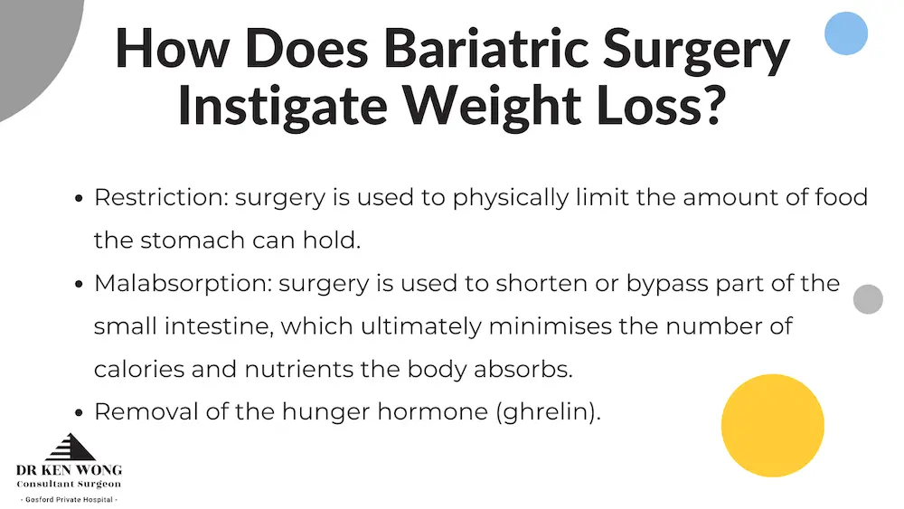 ways that bariatric surgery helps with weight loss