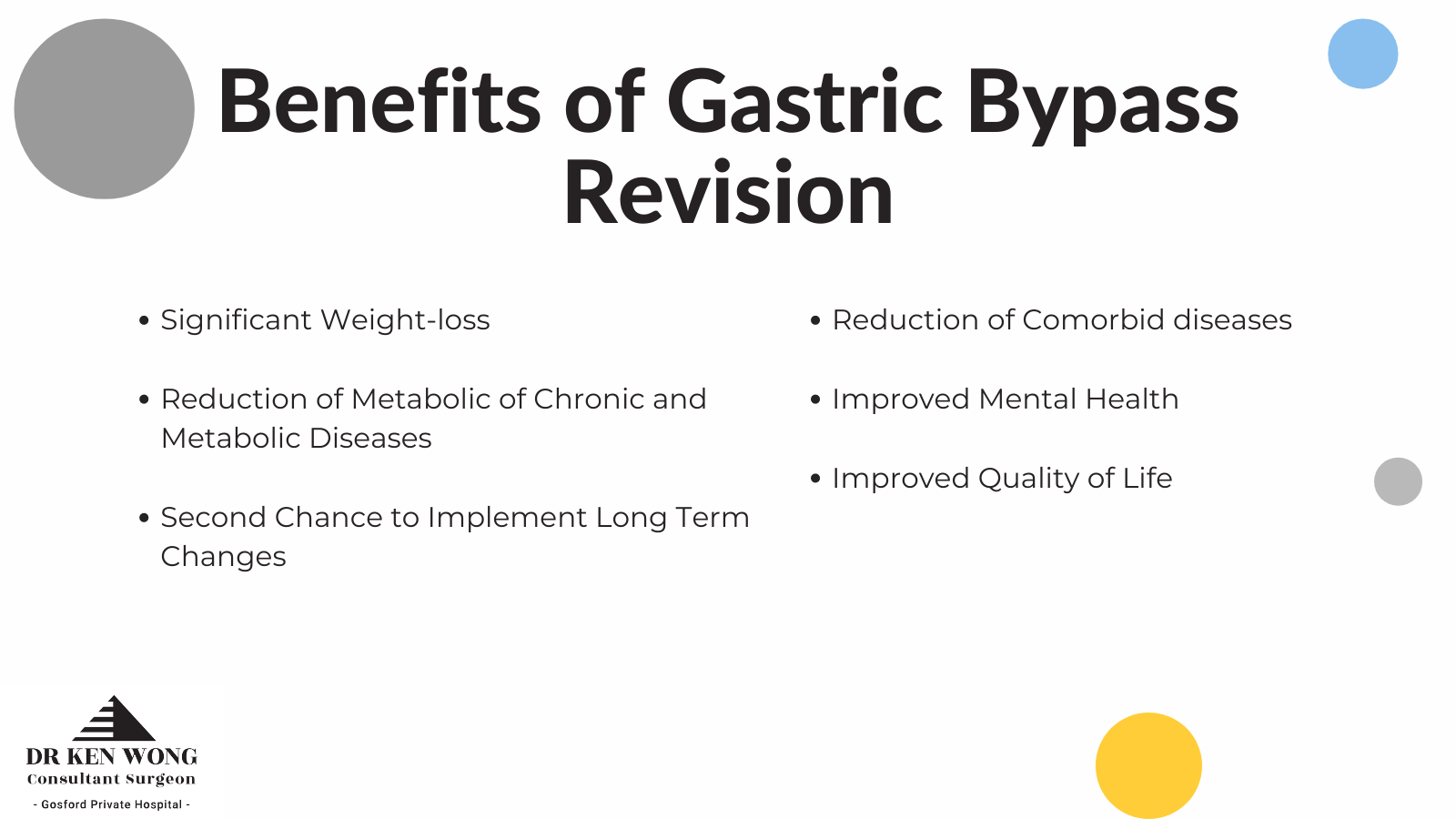 Benefits of gastric bypass revisions